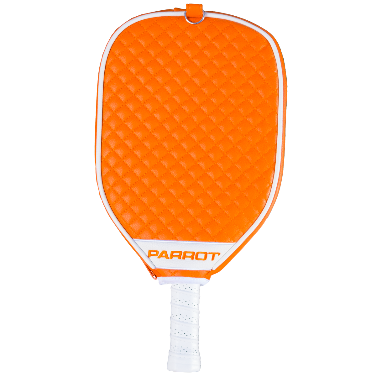 Clemson Tigers quilted pickleball paddle cover back view