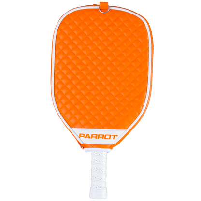 Clemson Tigers quilted pickleball paddle cover back view