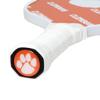 Clemson Tigers pickleball paddle handle logo