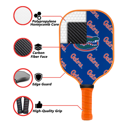 Florida Gators standard pickleball paddle additional view