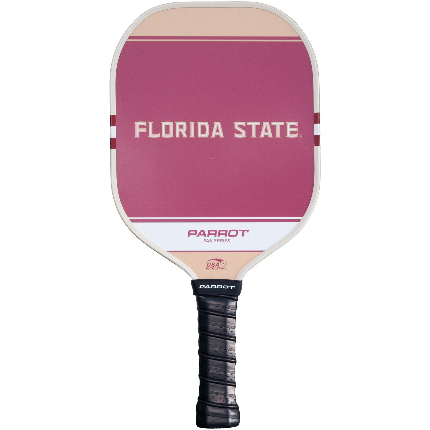 Florida State Seminoles Sport Plus pickleball paddle back view
