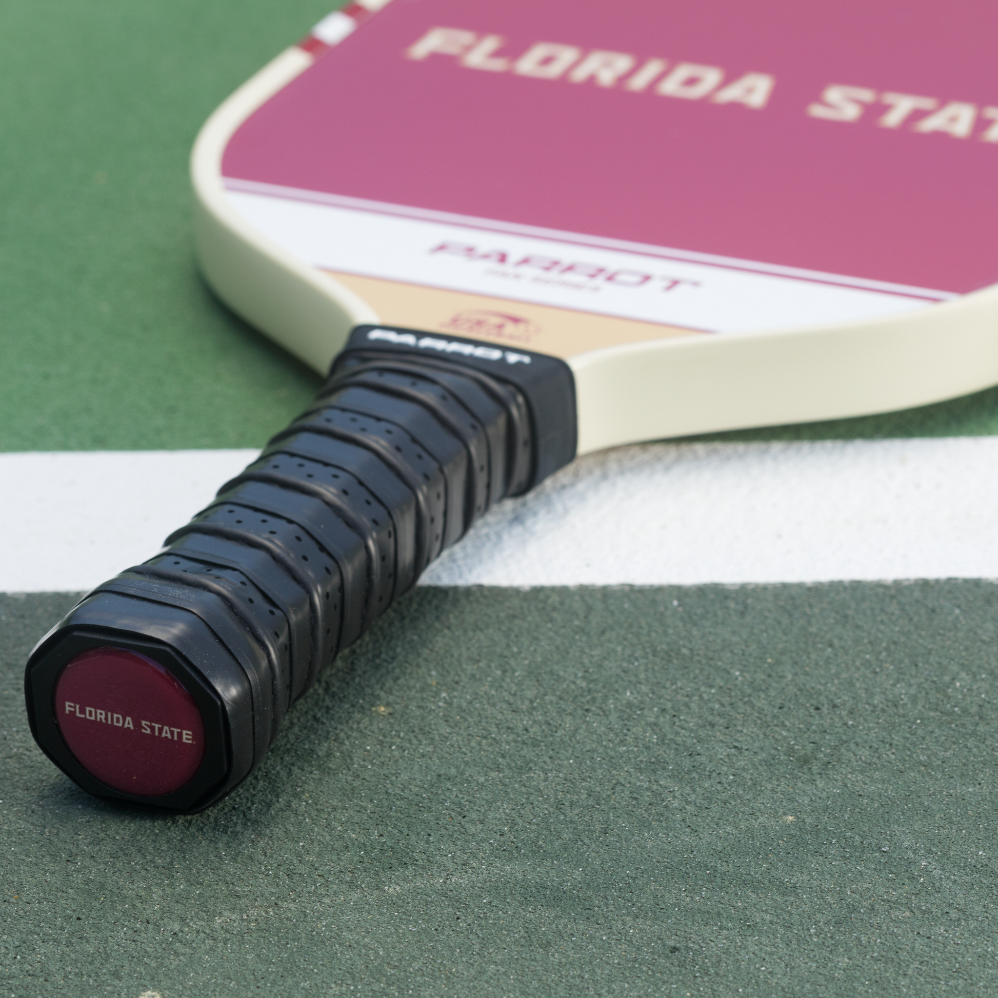 Florida State Seminoles Sport Plus pickleball paddle on the court