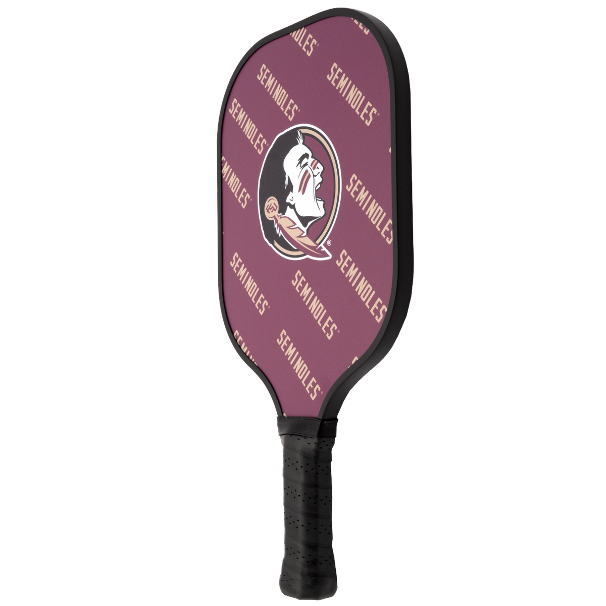 Florida State Seminoles pickleball paddle back view