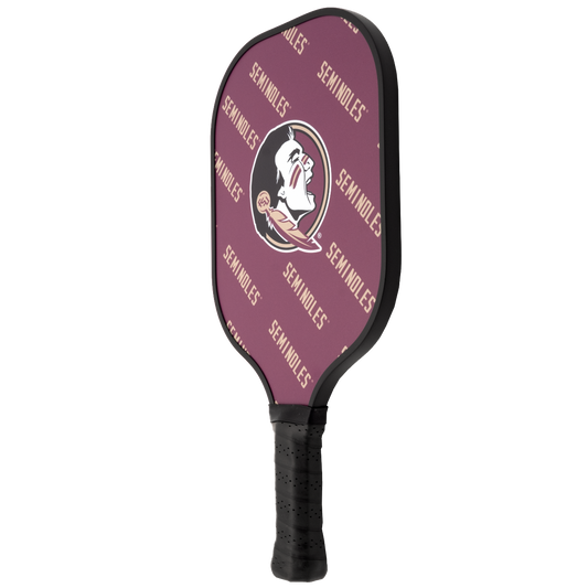 Florida State Seminoles pickleball paddle back view