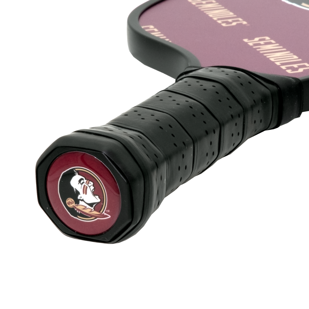 Florida State Seminoles pickleball paddle handle logo