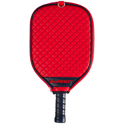 Georgia Bulldogs Red quilted pickleball paddle cover back view