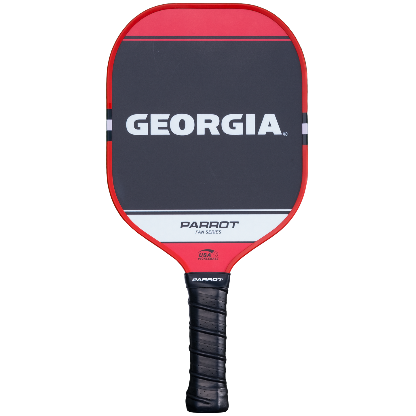 Georgia Bulldogs Sport Plus pickleball paddle back view