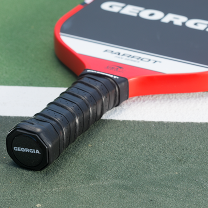 Georgia Bulldogs Sport Plus pickleball paddle on the court