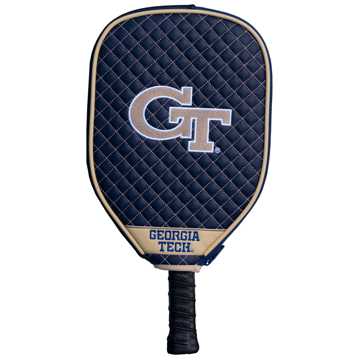 Georgia Tech Yellow Jackets quilted pickleball paddle cover