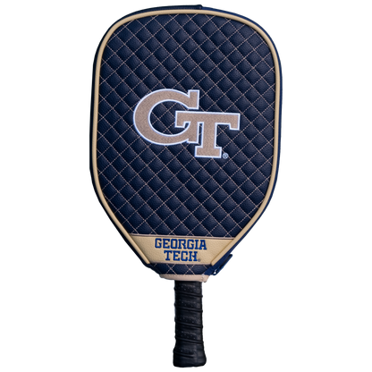 Georgia Tech Yellow Jackets quilted pickleball paddle cover