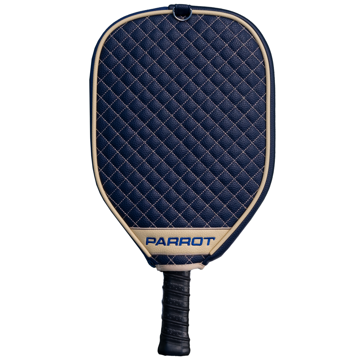 Georgia Tech Yellow Jackets quilted pickleball paddle cover back view