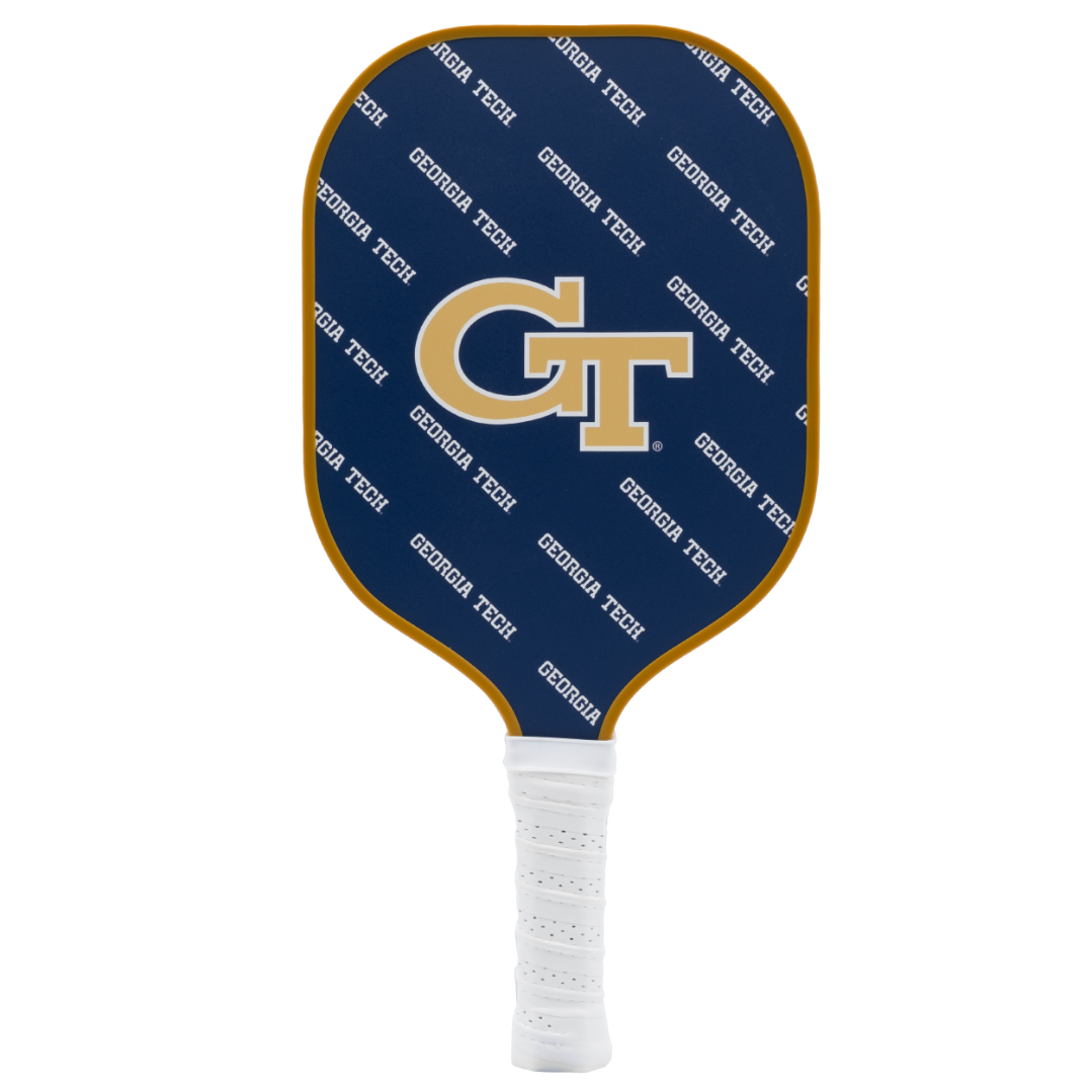 Georgia Tech Yellow Jackets standard pickleball paddle