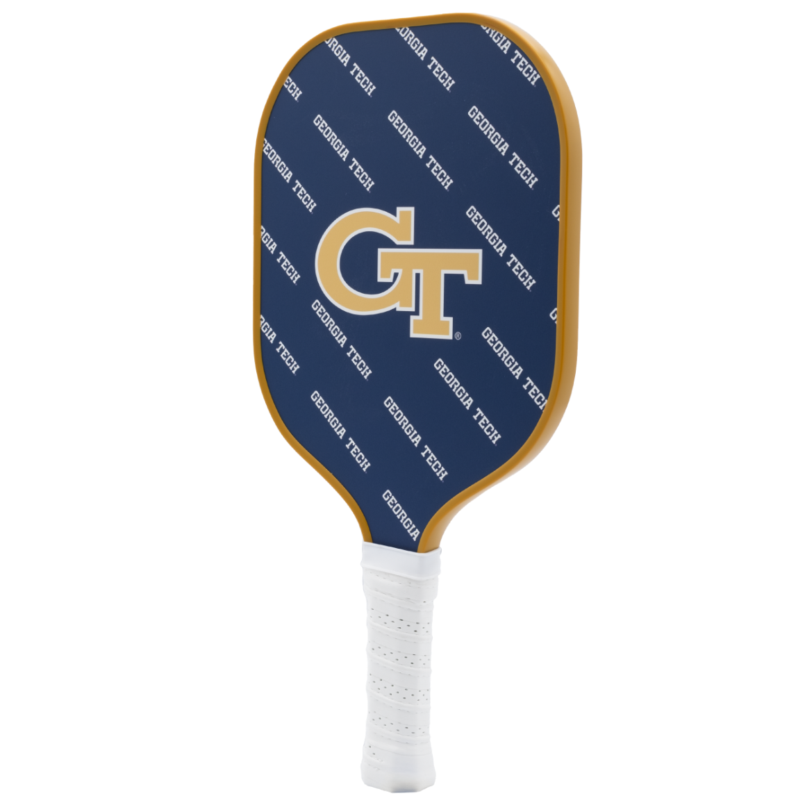 Georgia Tech Yellow Jackets pickleball paddle back view