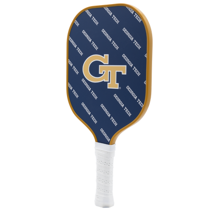 Georgia Tech Yellow Jackets pickleball paddle back view