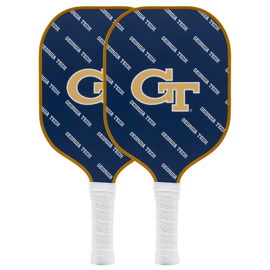 Georgia Tech Yellow Jackets pickleball paddle set
