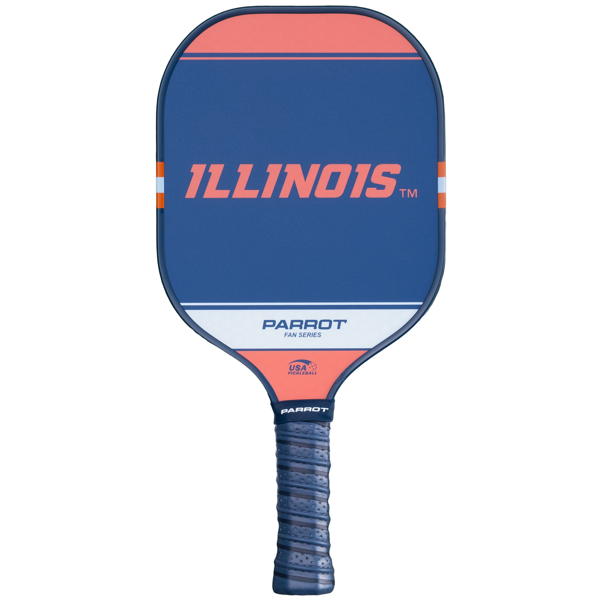 Illinois Fighting Illini Sport Plus pickleball paddle back view