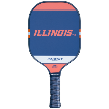 Illinois Fighting Illini Sport Plus pickleball paddle back view