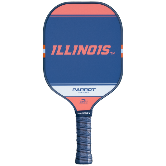 Illinois Fighting Illini Sport Plus pickleball paddle back view