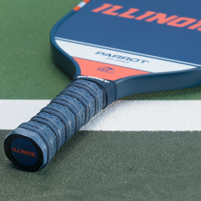 Illinois Fighting Illini Sport Plus pickleball paddle on the court
