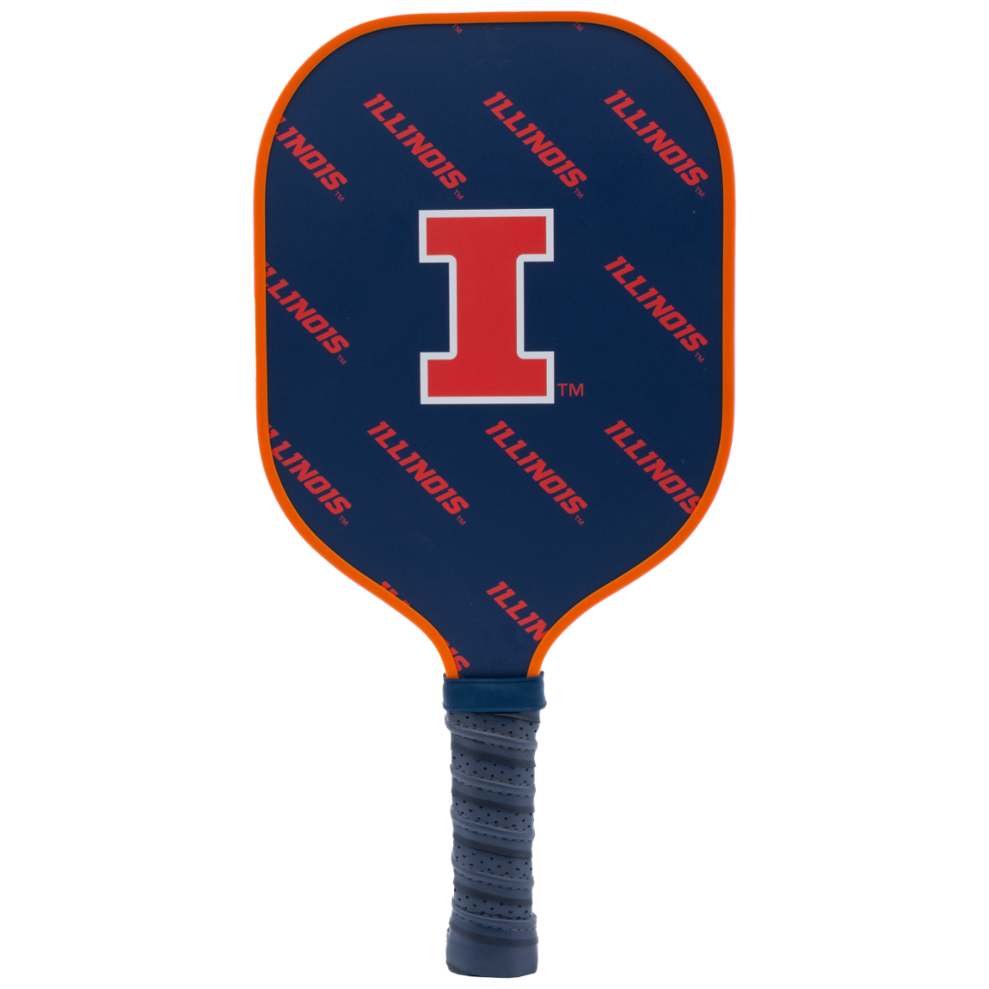 Illinois Fighting Illini standard pickleball paddle