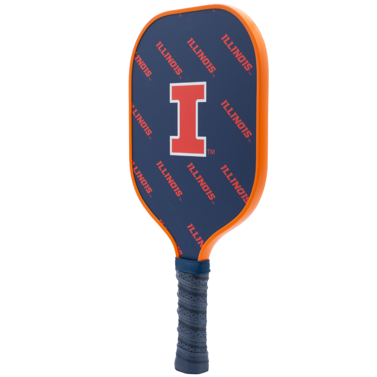 Illinois Fighting Illini pickleball paddle back view