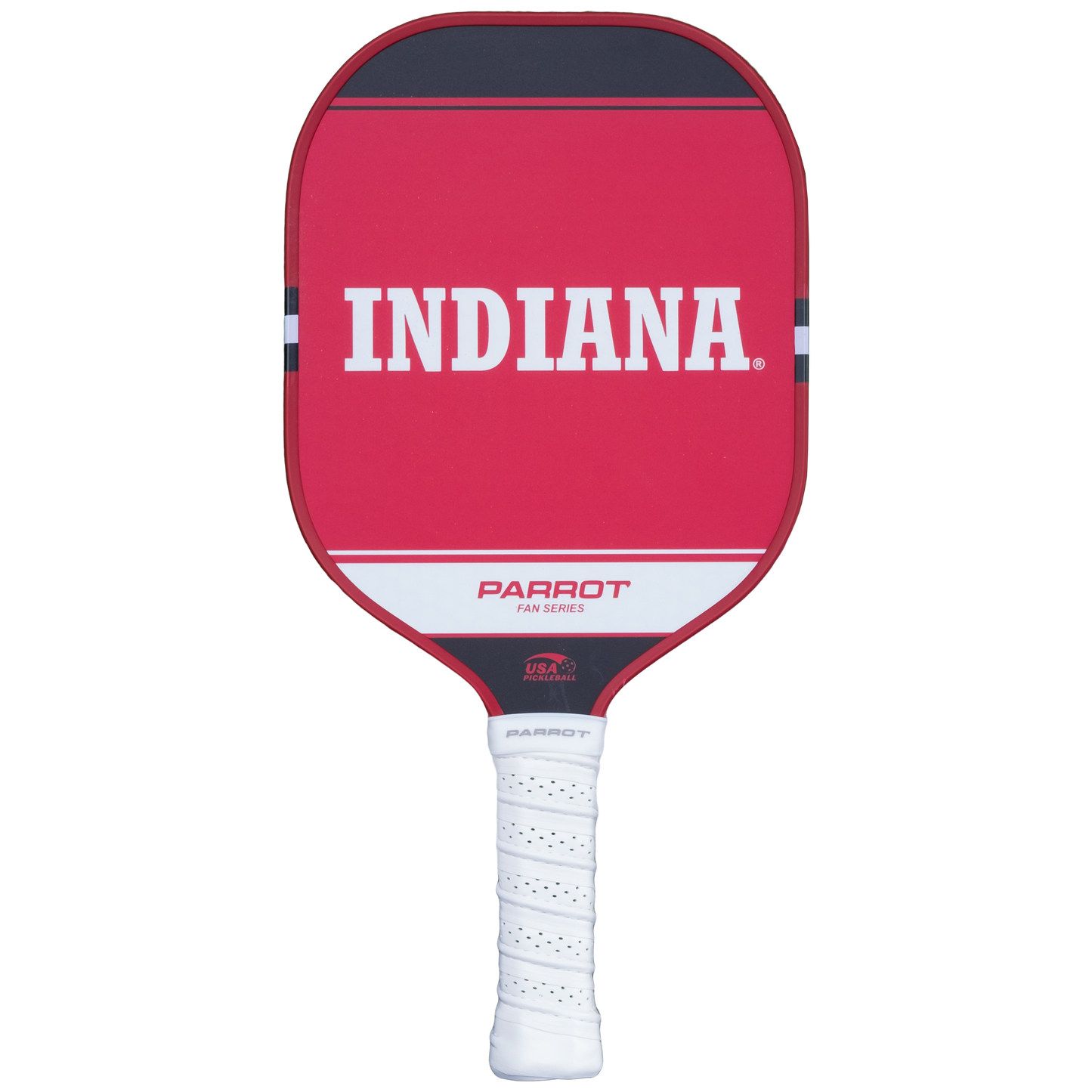 Indiana Hoosiers Sport Plus pickleball paddle back view