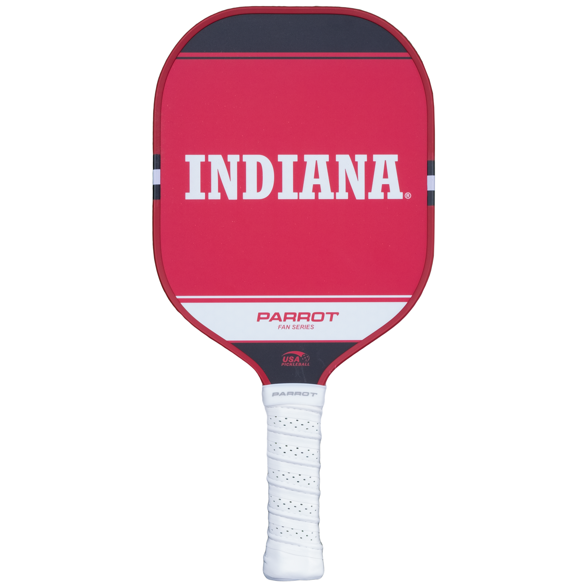 Indiana Hoosiers Sport Plus pickleball paddle back view