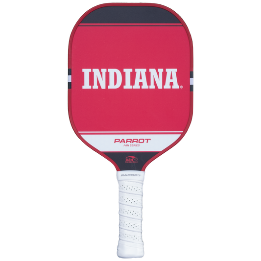 Indiana Hoosiers Sport Plus pickleball paddle back view