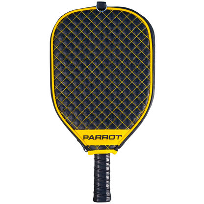 Iowa Hawkeyes quilted pickleball paddle cover back view