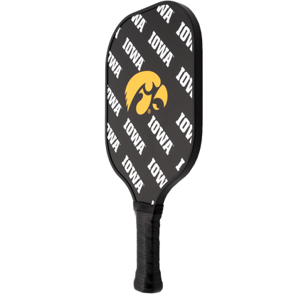 Iowa Hawkeyes pickleball paddle back view