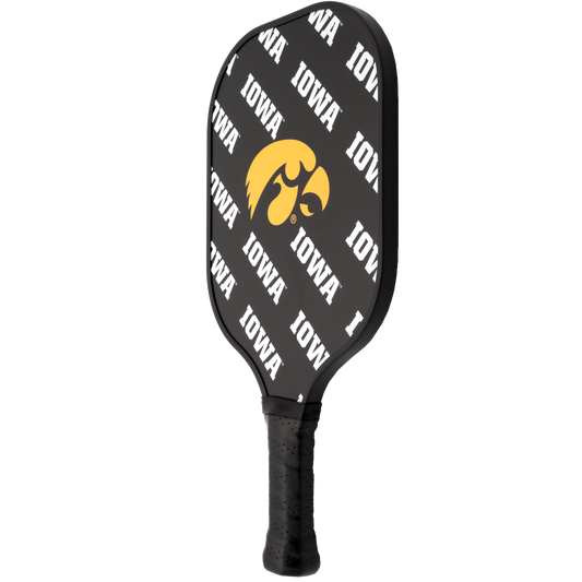Iowa Hawkeyes pickleball paddle back view