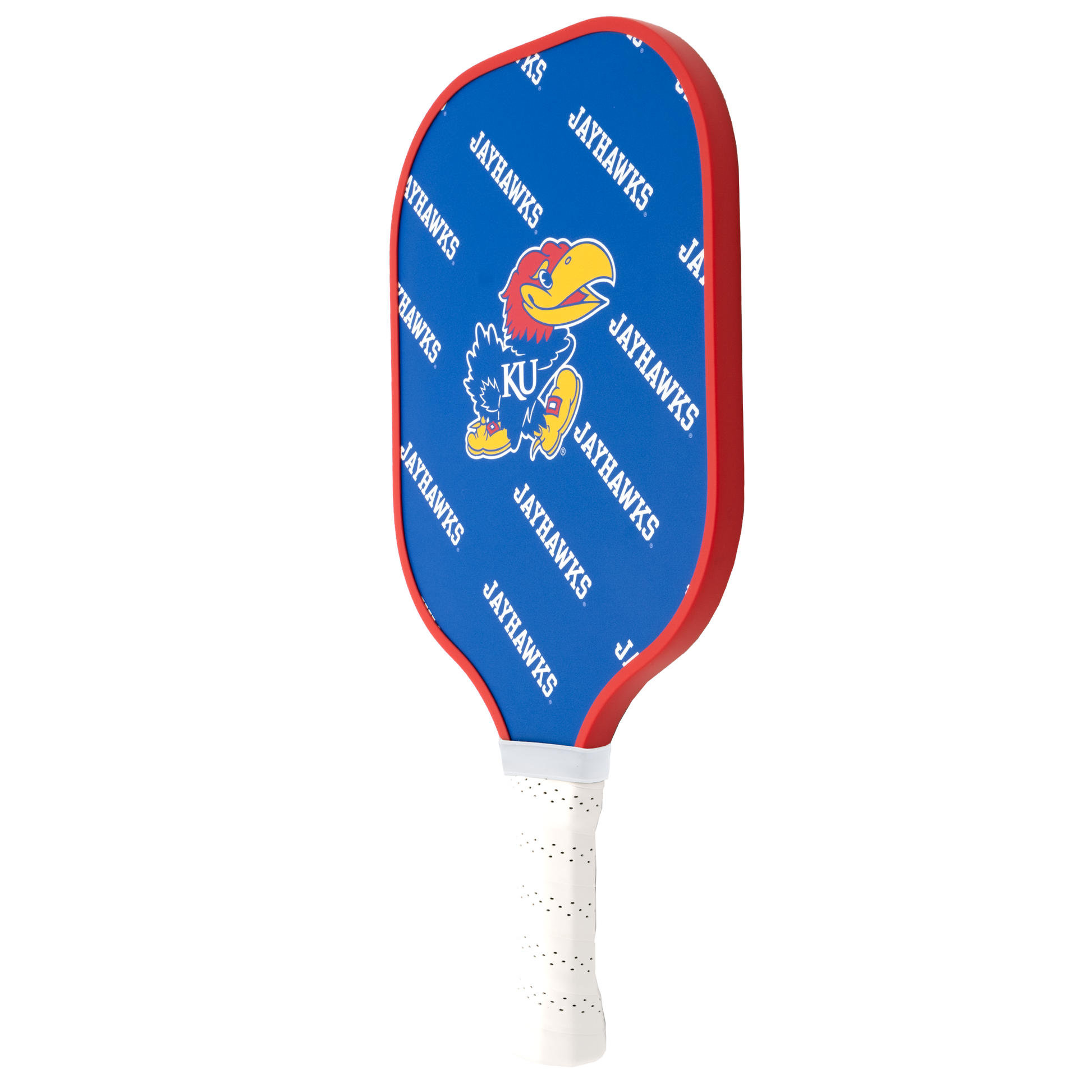 Kansas Jayhawks pickleball paddle back view