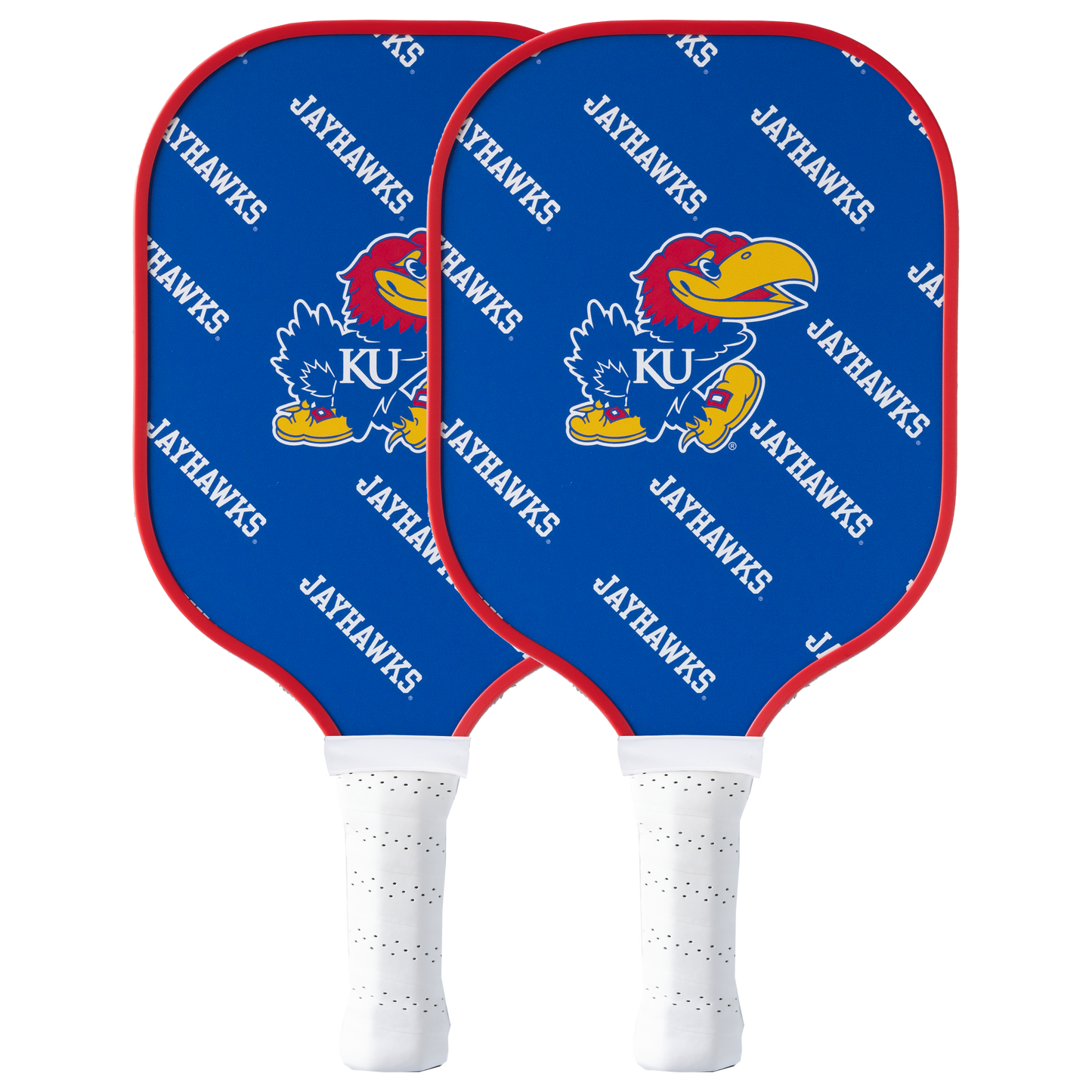 Kansas Jayhawks pickleball paddle set