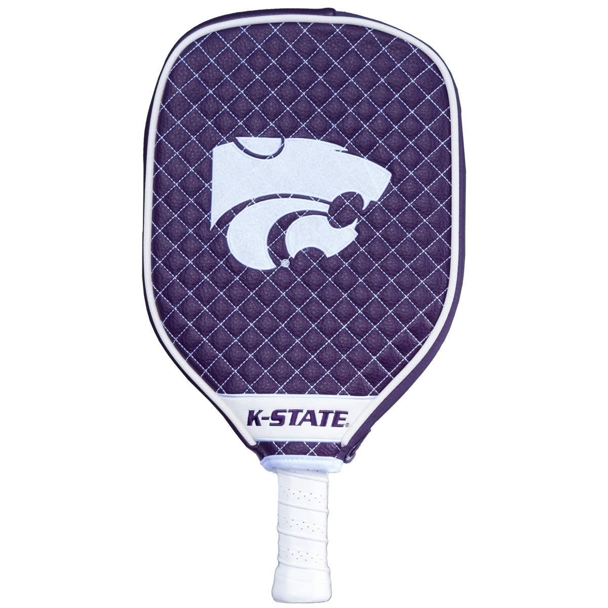 Kansas State Wildcats quilted pickleball paddle cover