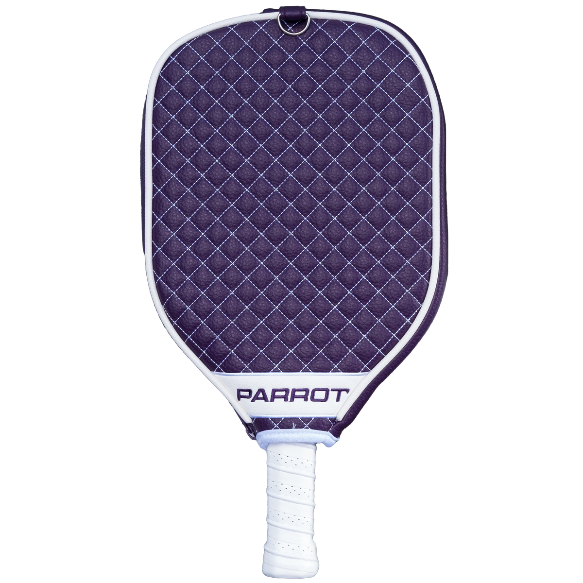 Kansas State Wildcats quilted pickleball paddle cover back view