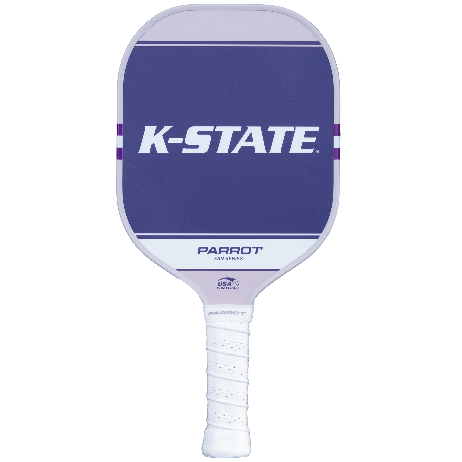 Kansas State Wildcats Sport Plus pickleball paddle back view