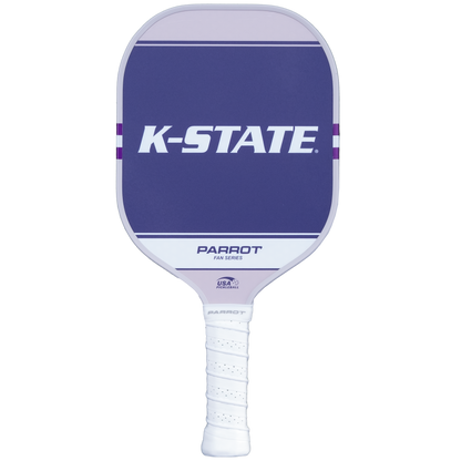 Kansas State Wildcats Sport Plus pickleball paddle back view