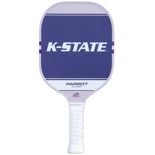 Kansas State Wildcats Sport Plus pickleball paddle back view