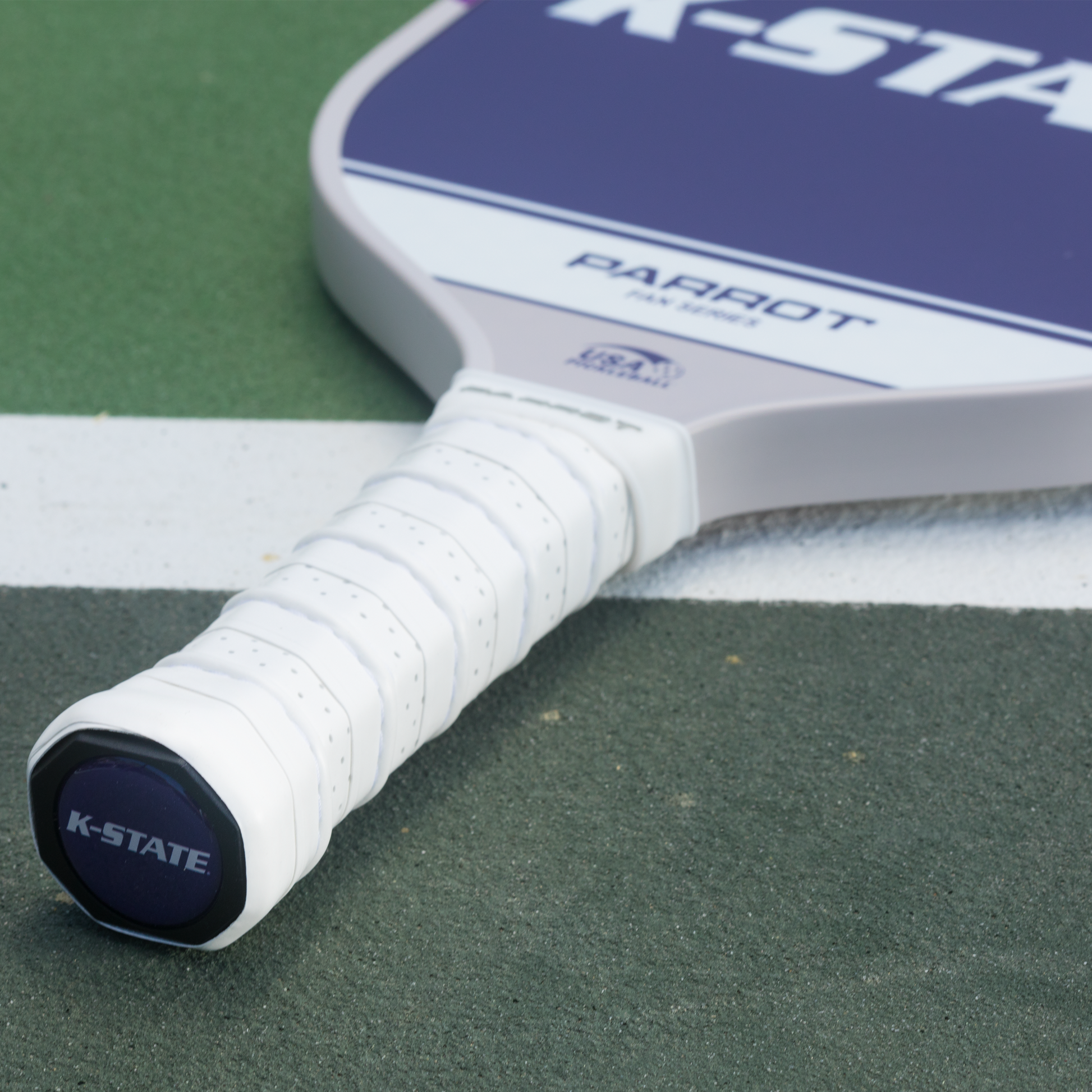 Kansas State Wildcats Sport Plus pickleball paddle on the court