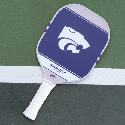 Kansas State Wildcats Sport Plus pickleball paddle back view on the court