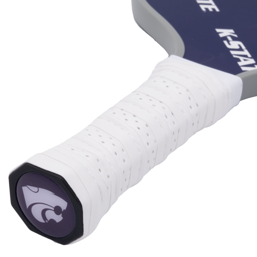 Kansas State Wildcats pickleball paddle handle logo
