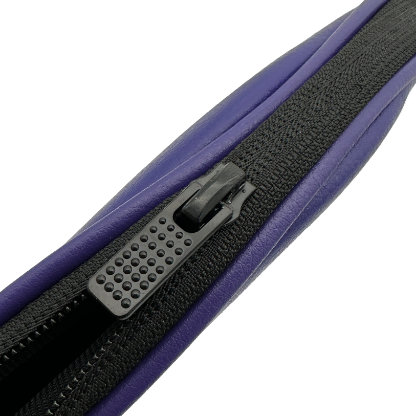 Kansas State Wildcats pickleball paddle cover zipper detail