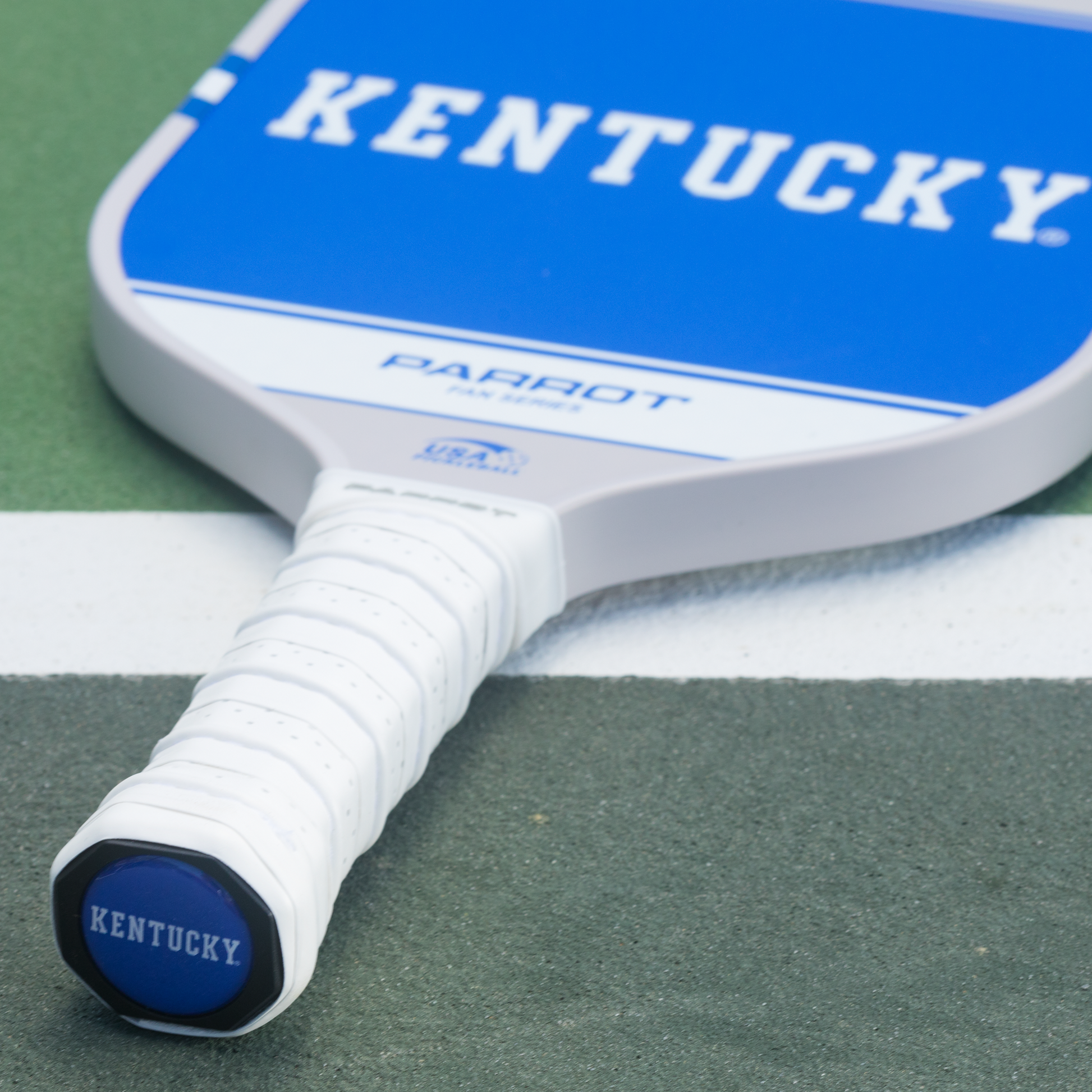 Kentucky Wildcats Sport Plus pickleball paddle on the court