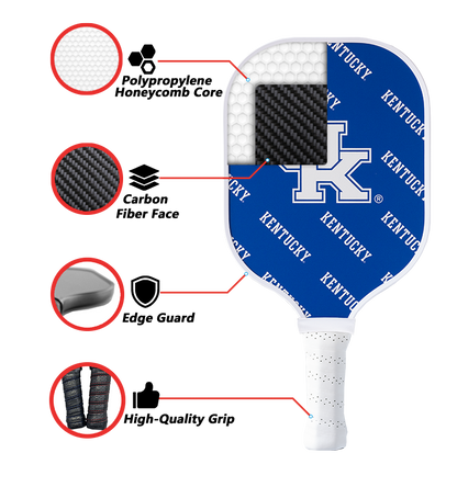 Kentucky Wildcats standard pickleball paddle additional view