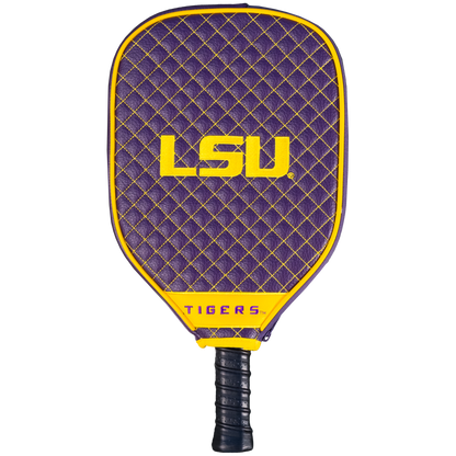 LSU Tigers quilted pickleball paddle cover