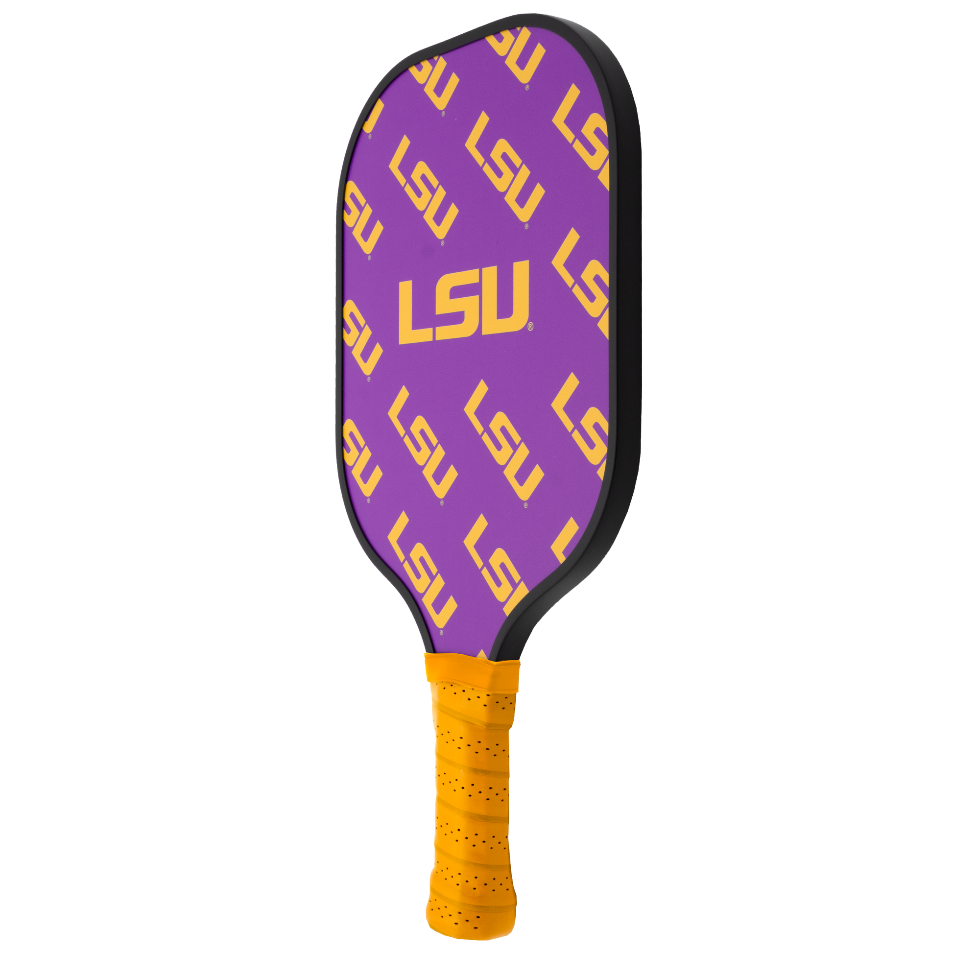 LSU Tigers pickleball paddle back view