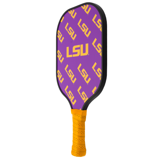 LSU Tigers pickleball paddle back view