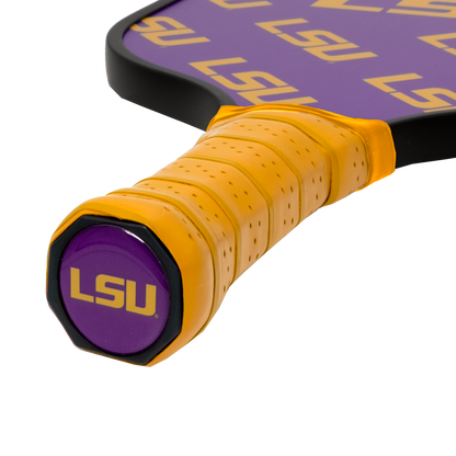 LSU Tigers pickleball paddle handle logo