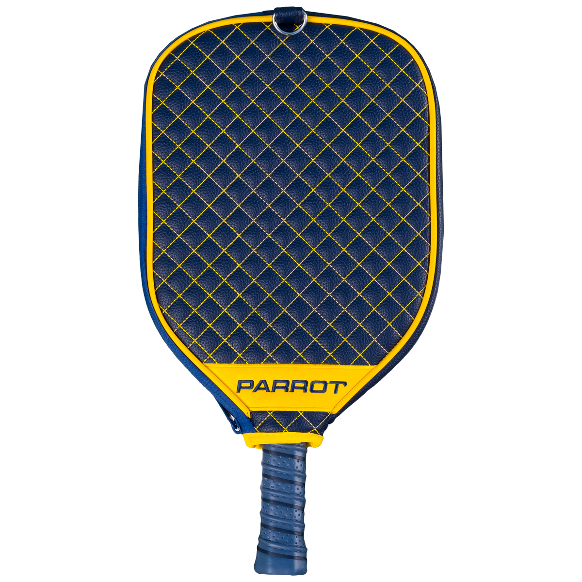 Michigan Wolverines quilted pickleball paddle cover back view