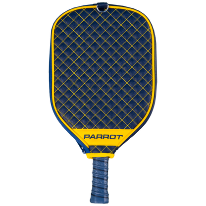 Michigan Wolverines quilted pickleball paddle cover back view